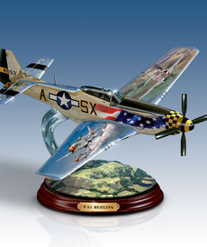 Самолет P-51 Mustang от автора  от Bradford Exchange