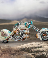 Коллекционные фигурки мотоциклов, подарок для байкера - Вниз по шоссе