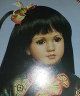 Коллекционная кукла в национальном костюме - Девочка Янг из Японии