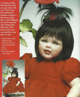 виниловая кукла, интерьерная кукла, куклы Spanos - Коллекционная кукла Красная Роза