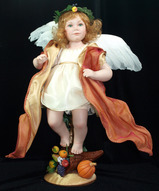 Фарфоровая кукла ангел коллекционная - Ангел плодородия