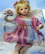 Фарфоровая кукла ангел коллекционная - Весенний ангел