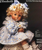Фарфоровая кукла коллекционная - Ромашка