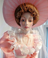 Фарфоровая кукла коллекционная - Gibson Girl Bridesmaid 