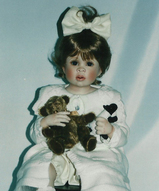 Коллекционная кукла, фарфоровая кукла, кукла для подарка, винтажная кукла - Интерьерная кукла девочка Люси