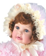 Коллекционная кукла фарфоровая  - Нетти
