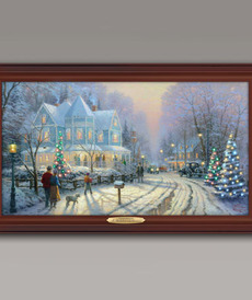 В ожидании праздника. 5 видов! от автора Thomas Kinkade от Bradford Exchange