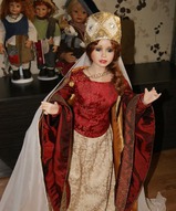 Фарфоровая кукла коллекционная - Анабель из Средневековья