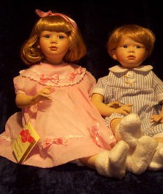 Брат и сестра от автора Christine Orange от Другие фабрики кукол