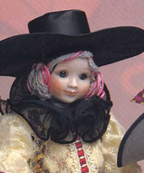 Коллекционная кукла фарфоровая  - Сюзанна