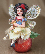 Миниатюрная кукла из смолы, коллекционные куклы - Белоснежка