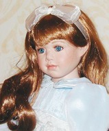 Большая фарфоровая кукла - Клара и Щелкунчик
