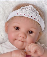 Виниловая кукла, кукла дочке, силиконовая кукла, коллекционная кукла - Кукла младенец Маленькая принцесса