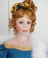 Кукла коллекционная, интерьерная кукла - Фарфоровая кукла девушка Арианна