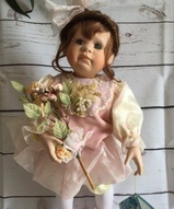 Коллекционная кукла, куклы Valentino, интерьерная кукла - Сисиль фарфоровая кукла балерина