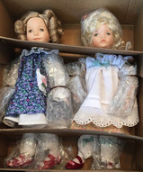Фарфоровые куклы коллекционные  - Пара сказочных героев 1