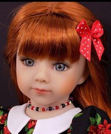 Коллекционная кукла  - Мэри и 2 наряда