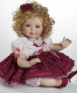 Фарфоровая кукла Marie Osmond - Оборки и розы