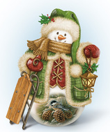Рождественские подарки - Весёлый снеговик