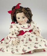 Фарфоровые куклы в ретро стиле - Детка в ретро стиле