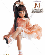 Большая кукла коллекционная - Бонни Луиза