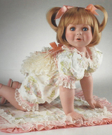 Коллекционные фарфоровые куклы - Оборочки