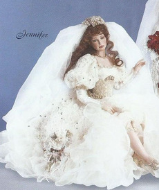 Интерьерная кукла невеста Дженнифер от автора Donna & Kelly Rubert от Paradise Galleries