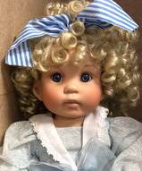 Фарфоровые куклы из частных коллекций  - Синеглазка