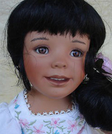 Фарфоровые куклы, коллекционные куклы  - Анна