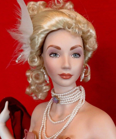 Апрель в Париже Gibson Girl от автора Maryse Nicole от Franklin Mint