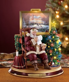 Дед Мороз, картины от автора Thomas Kinkade от Bradford Exchange