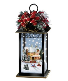 Рождественские фонари от автора Thomas Kinkade от Bradford Exchange