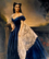 Скарлетт в синем платье от автора  от Franklin Mint 1