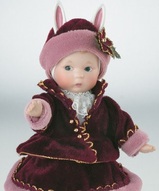 Маленькие фарфоровые куклы - Викторианская Заюшка