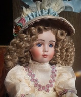 Коллекционные куклы антикварные реплики - Вера кукла в ретро стиле