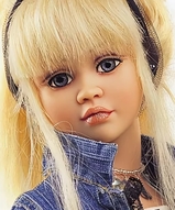 Самые красивые куклы, коллекционная кукла, интерьерная кукла, винтажная кукла - Большая кукла коллекционная Лиззи