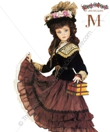 Фарфоровые куклы девушки - Мегги Мей