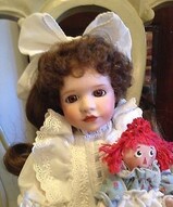 Коллекционные куклы фарфоровые - Марселла с куклой Энн