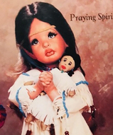 Фарфоровая кукла коллекционная - Юнный дух