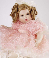 Коллекционные куклы фарфоровые - Персики и крем