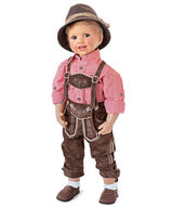 Коллекционные куклы, реалистичные куклы, кукла дочке, кукла мальчик - Большая кукла Мальчик из Баварии