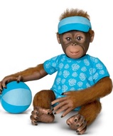 Куклы обезьянки младенец орангутан  - Абэ обезьянка