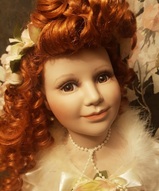 куклы коллекционные, интерьерная кукла, кукла винтажная, кукла для подарка - Фарфоровая кукла Эмели Прекрасная