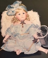 Фарфоровая кукла ангел коллекционный - Маленький ангел