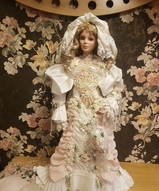 Большие фарфоровые куклы, кукла коллекционная, авторская кукла, интерьерная кукла - Кукла в Викторианском стиле Руфь