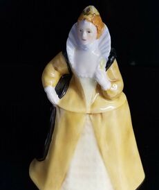 Королева Елизавета 1 на маскараде от автора  от Franklin Mint