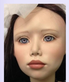 Большая фарфоровая кукла Изабелла  от автора Christine Orange от Другие фабрики кукол