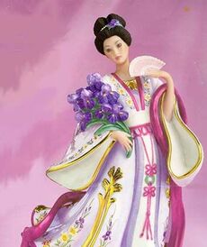 Принцесса Ирисов гейша от автора Lena Liu от Danbury Mint