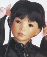 Фарфоровые куклы китаянки, коллекционные куклы - Мэй Лин