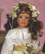 Большие фарфоровые куклы коллекционные - Сестренка Дейзи